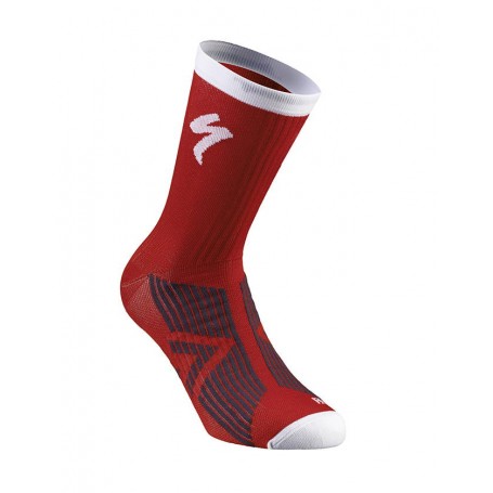 Calcetines Specialized SL Elite Summer 17 Rojo/Blanco