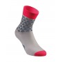 Specialized SL Elite Women's Summer socks - Grey/Acid Red