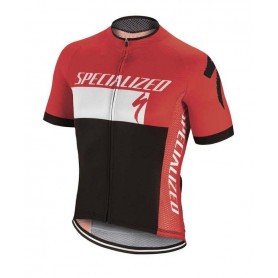 Maillot corto Specialized RBX COMP en rojo y negro.