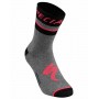 Specialized RBX Comp Logo Winter socks Grey stripe black and red details 