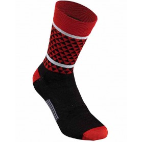  Calcetines Specialized SL Triangle invierno Negro Rojo