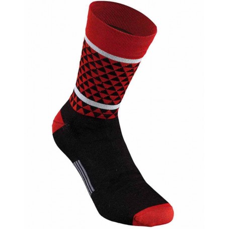  Calcetines Specialized SL Triangle invierno Negro Rojo