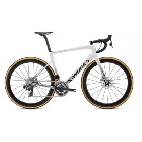 Bicicleta Specialized Tarmac Disc Etap SL6 S-Works 2019 Blanco