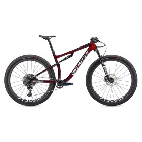 Bicicleta Specialized Epic Expert 2021 en color rojo granate