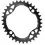 Absolute Black Oval 104 & 64 BCD 34T Chainring