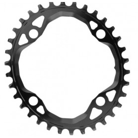 Absolute Black Oval 104 & 64 BCD 34T Chainring