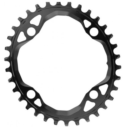 Absolute Black Oval 104 & 64 BCD 34T Chainring