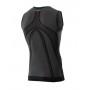 Camiseta sin mangas SIXS SuperLight Carbon Underwear negro espalda