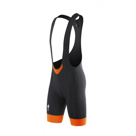 Culotte corto Specialized SL EXPERT color negro y naranja