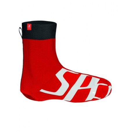 Specialized Elastane shoe cover red