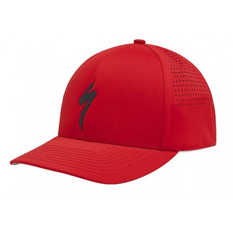 Gorra Specialized Delta FlexFit - Rojo Logo 64818-1602