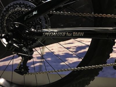 Details of the collaboration of Specialized and BMW in this Turbo Levo