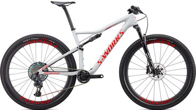 Specialized S-Works Epic AXS en color blanco